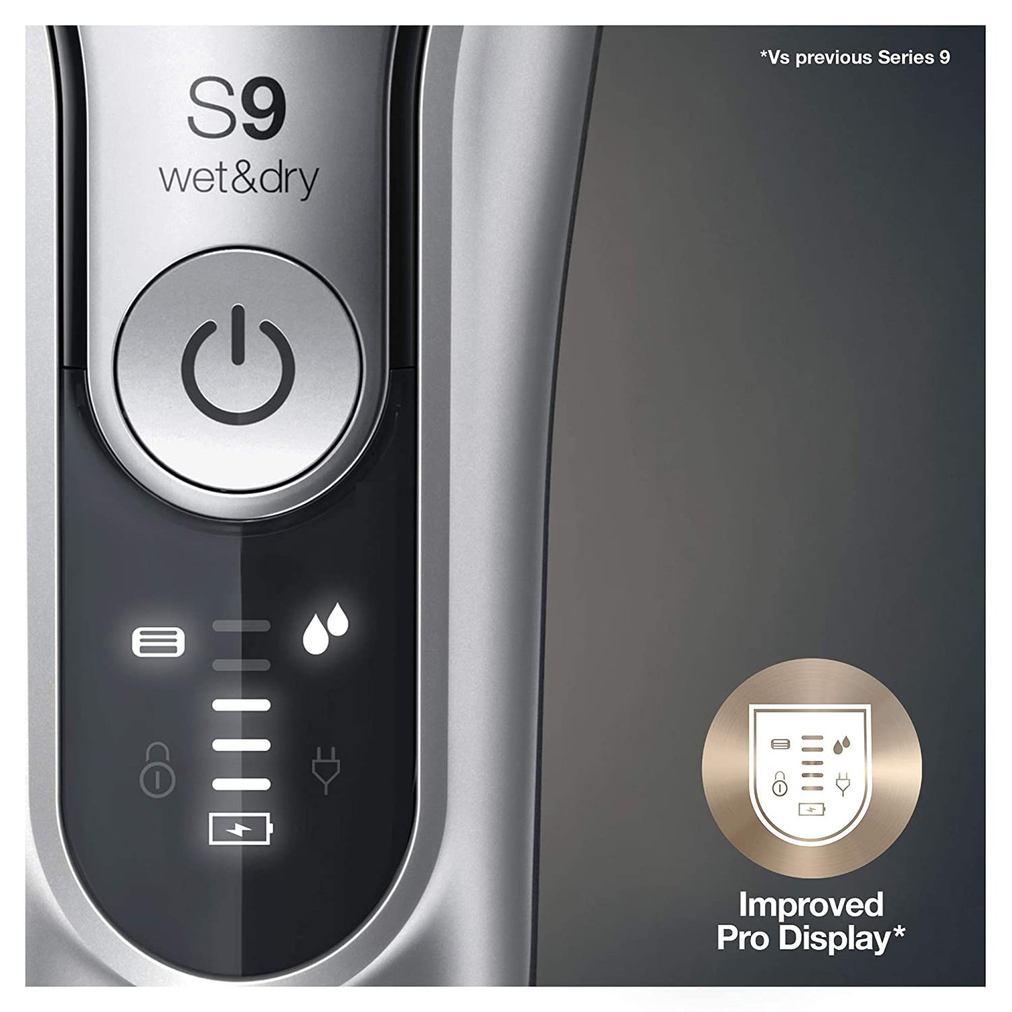 BRAUN SHAVER SILVER BOX 9390CC BRN.9390CC