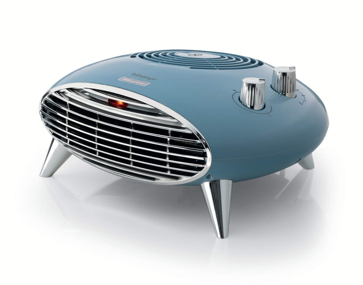 Ariete Vintage Table Fan Heater (Blue/Celeste) - 8211