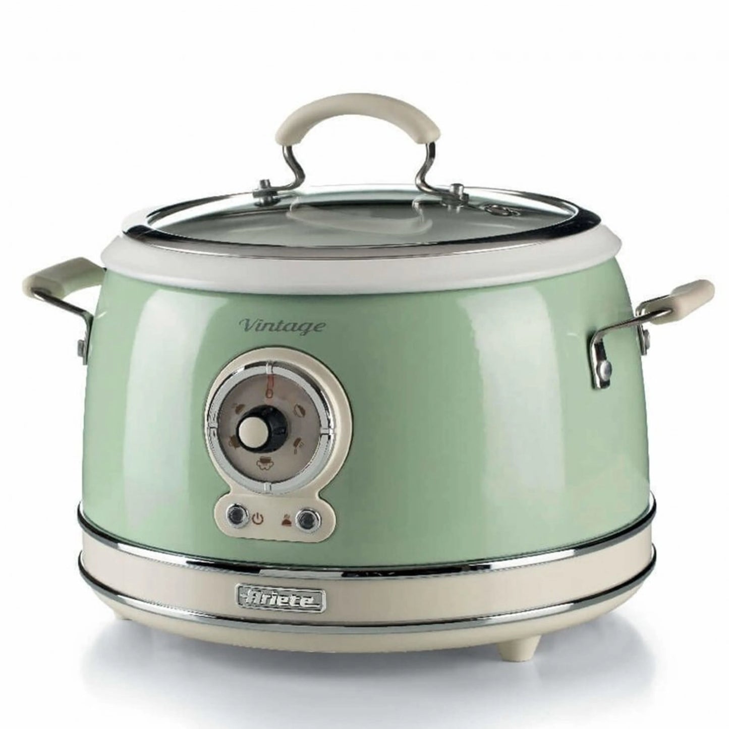 Ariete Vintage Rice Cooker & Slow Cooker - 2904 Cream/Green