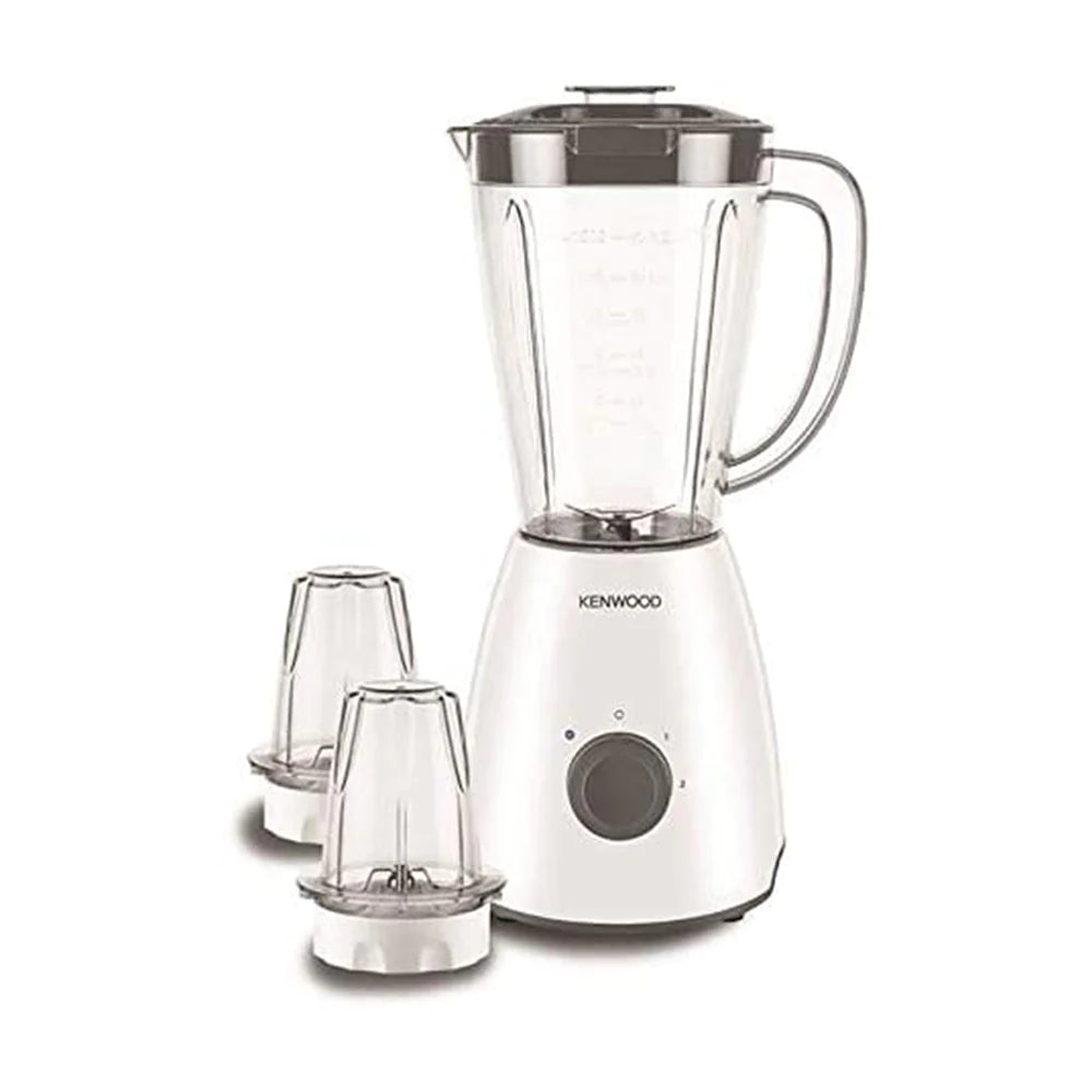 Kenwood Blender 400 Watts with 2 Mill, White, 2L, BLP10.C0WH, 3piece
