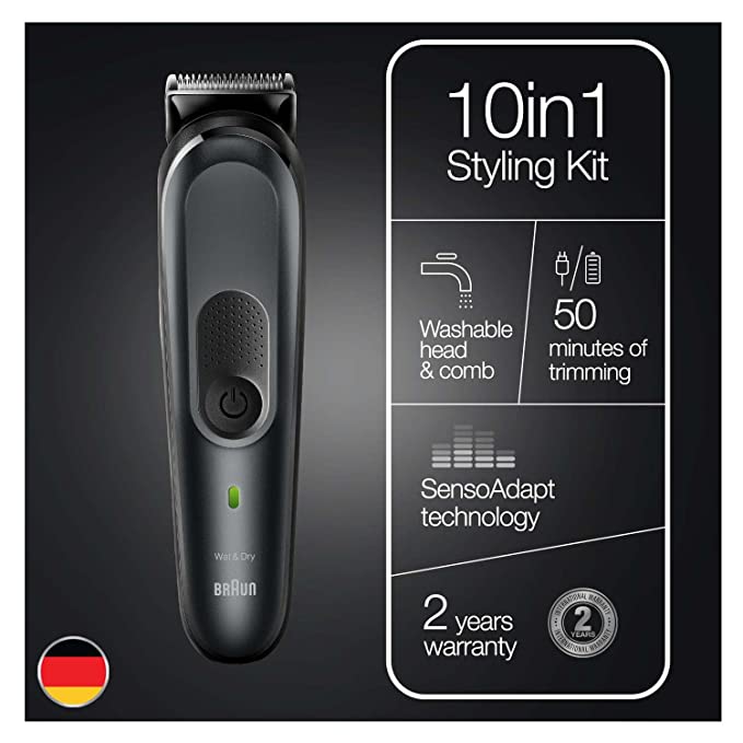 Braun , 10-in-1 Beard Trimmer for Men from Gillette MGK7331