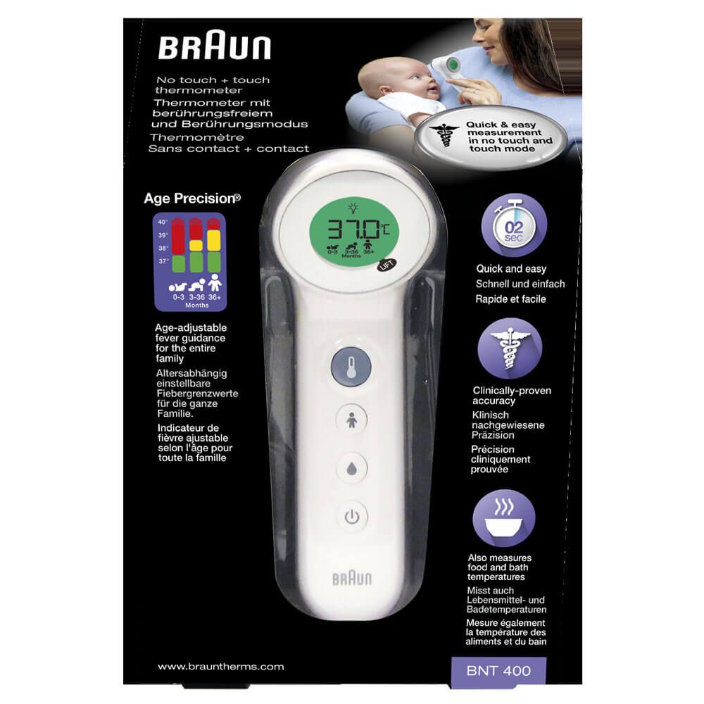 Braun BNT-400EE No Touch + Forehead 4022167104007
