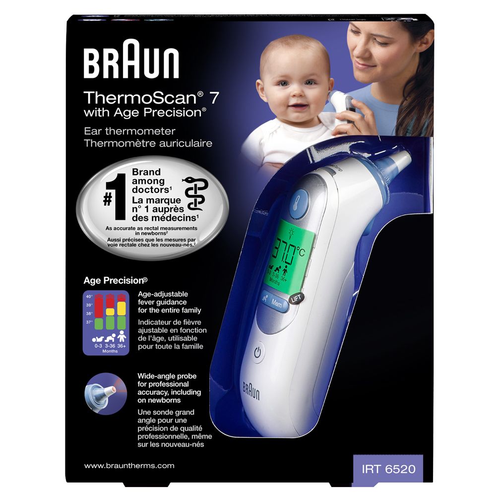 Braun ThermoScan? 7 with Age Precision IRT6520 4022167652294