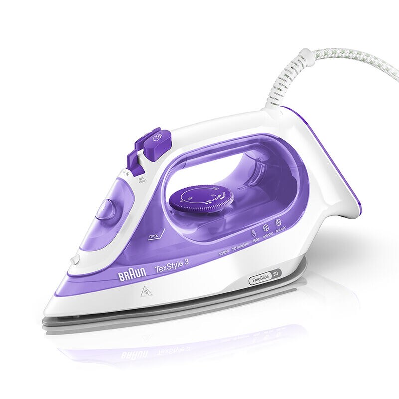 Braun TexStyle 3 Steam Iron, Violet, SI 3042 VI BLS.SI3042VI