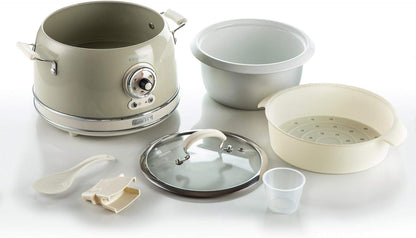 Ariete Vintage Rice Cooker & Slow Cooker - 2904 Cream/Beige