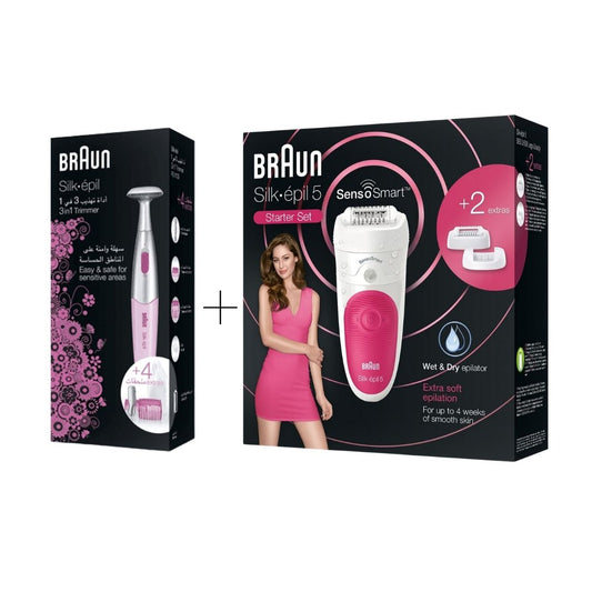 Braun Silk-epil SE 5-513 - SE5513 + Bikini Trimmer FG1100 BRN.SE5513 + BRN.FG1100