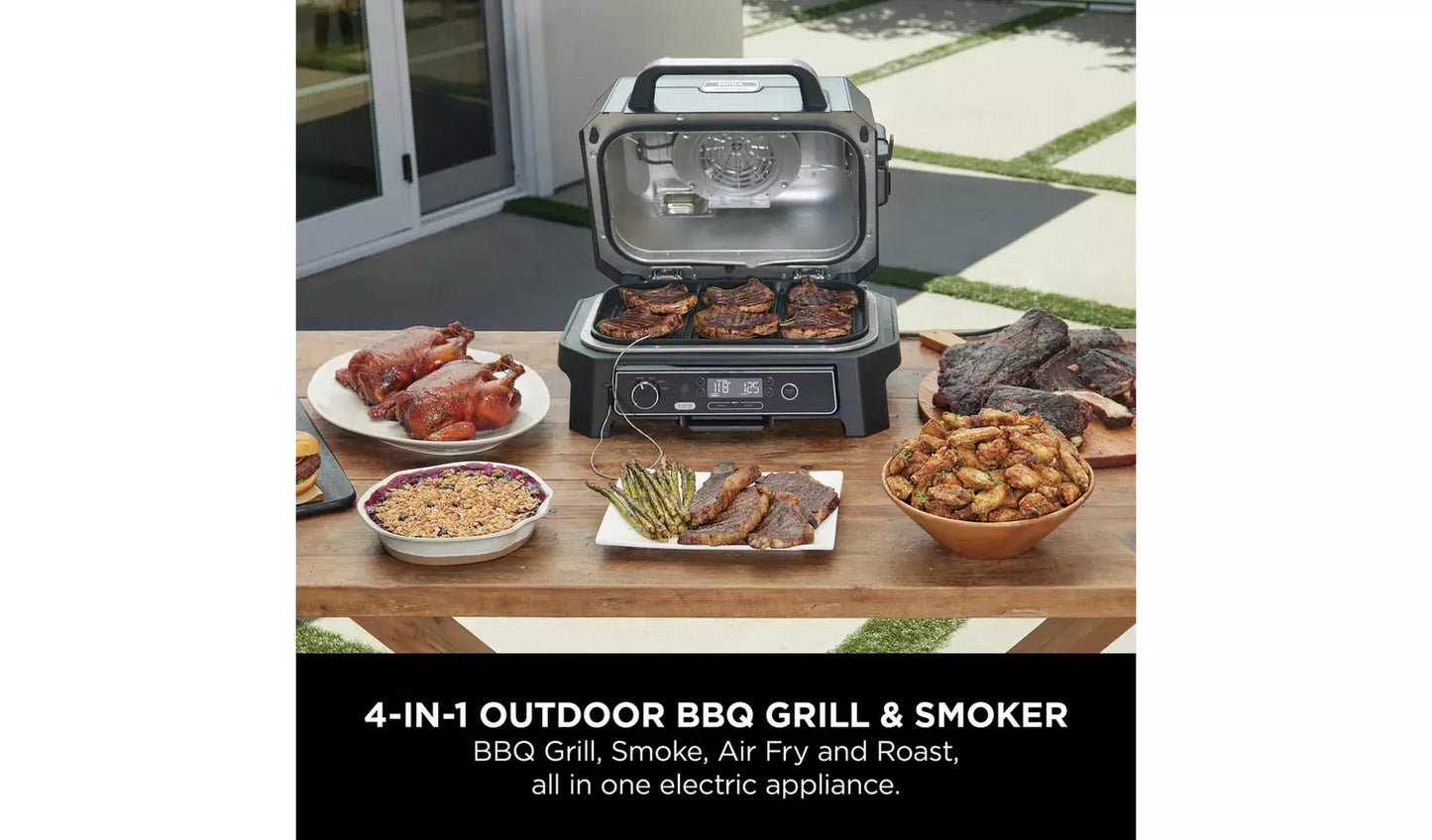 Ninja Woodfire Pro XL Electric BBQ Grill &amp; Smoker OG850ME