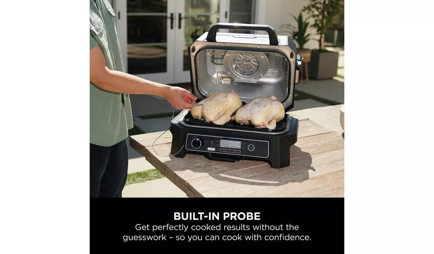 Ninja Woodfire Pro XL Electric BBQ Grill &amp; Smoker OG850ME