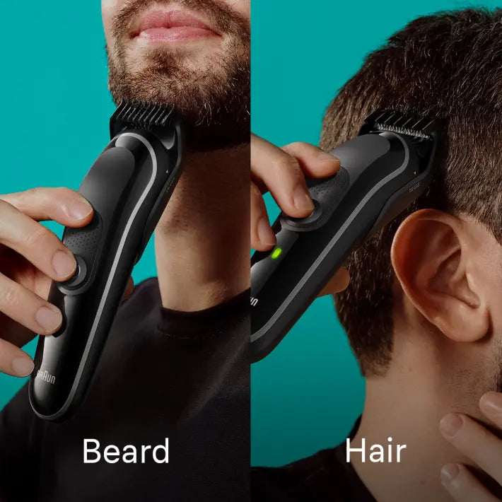 8-in-1 Style Kit 3 MGK3440 beard, hair. With 80min runtime, pouch, grey