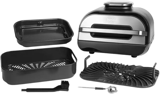 Ninja Foodi Max Health Grill &amp; Air Fryer AG551ME