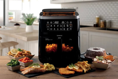 Kenwood Air Fryer &amp; Steamer (3-In-1) With Window 7L – HFS92.000BK