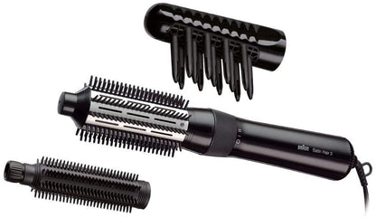 Satin Hair 3 AS330 airstyler with ceramic protection and 3 styling attachments. BI.AS330