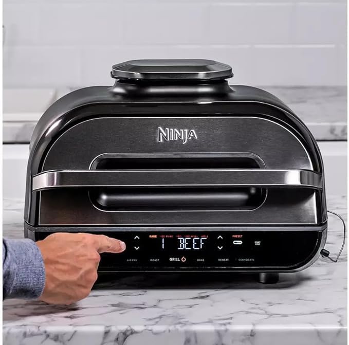 Ninja Foodi Max Health Grill &amp; Air Fryer AG551ME
