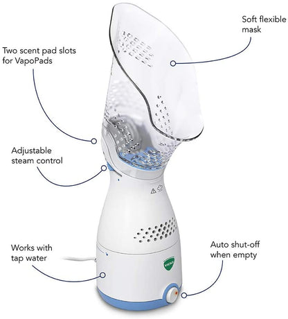 Vicks VH200E1 Sinus Inhaler with Soft Face Mask 4022167612007