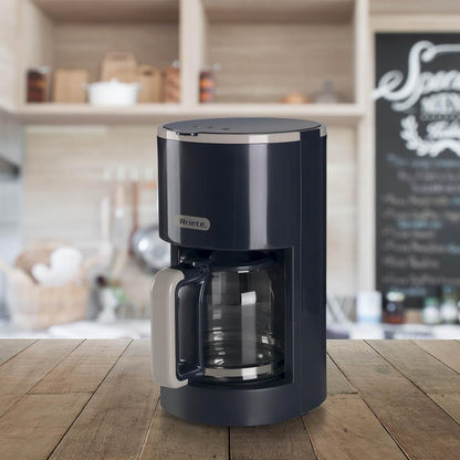 Ariete 1394 Breakfast Line Coffee Maker, Capacity 12 Cups, Water Level Window, Washable Filter and Holder, Drip Device