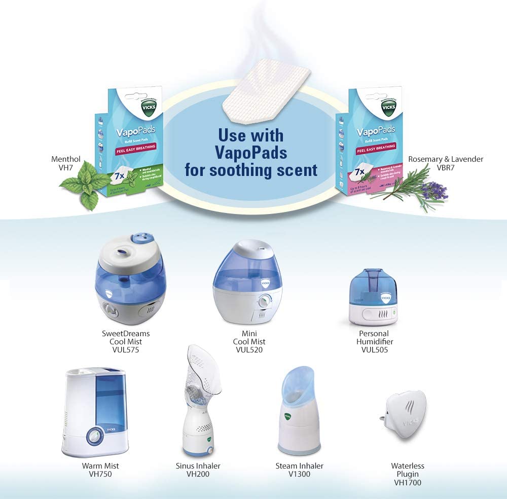 Vicks VBR7 Rosemary and Lavender VapoPads 4022167700957