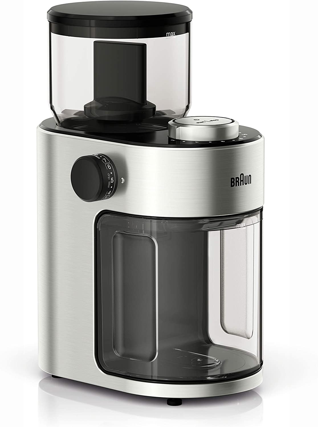 Braun Burr Grinder, Stainless Steel BLS.KG7070
