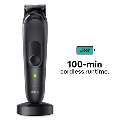 17-in-1 Style Kit 7 MGK7490 beard, body, hair. With ProBlade, 100min runtime, organizer, black