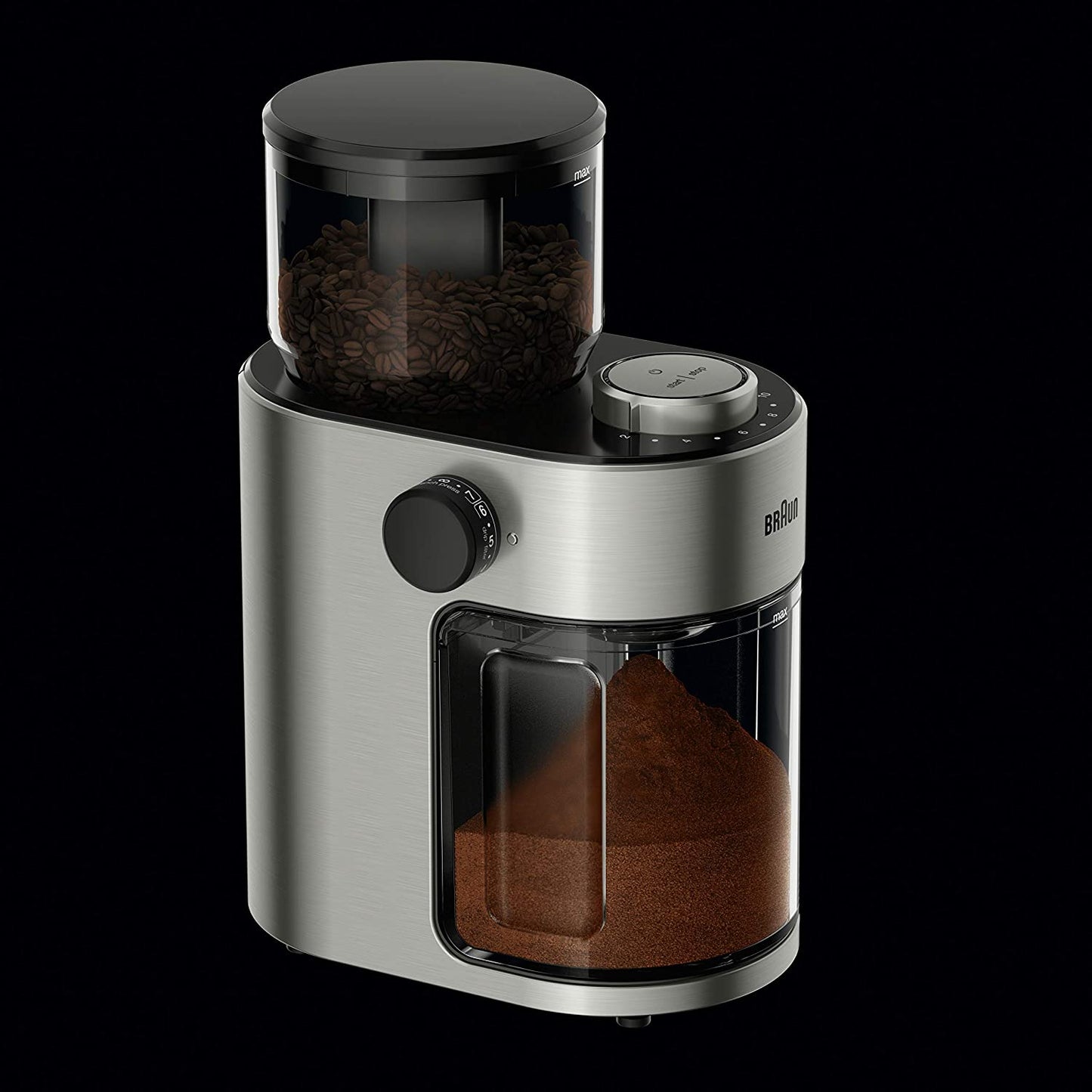 Braun Burr Grinder, Stainless Steel BLS.KG7070