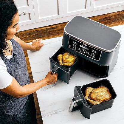 Ninja Foodi Max Dual Zone Air Fryer [AF400ME] 9.5L, 2470W, Black