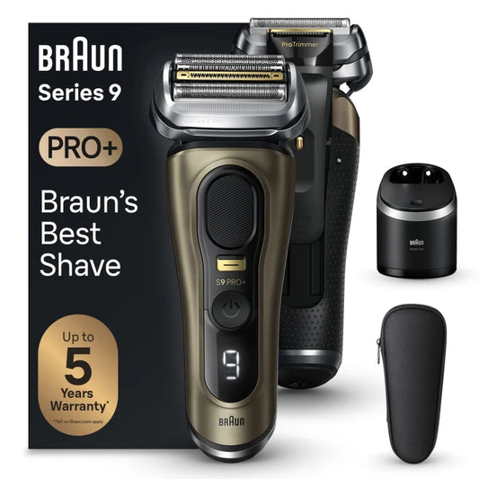 Series 9 PRO+ 9569cc Wet &  Dry Electric Shaver with 6-in-1 SmartCare Station and Travel Case, Gold