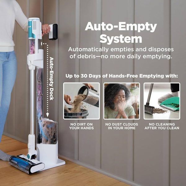Shark Cordless Vacuum Cleaner &amp; Auto-Empty System BU3521ME