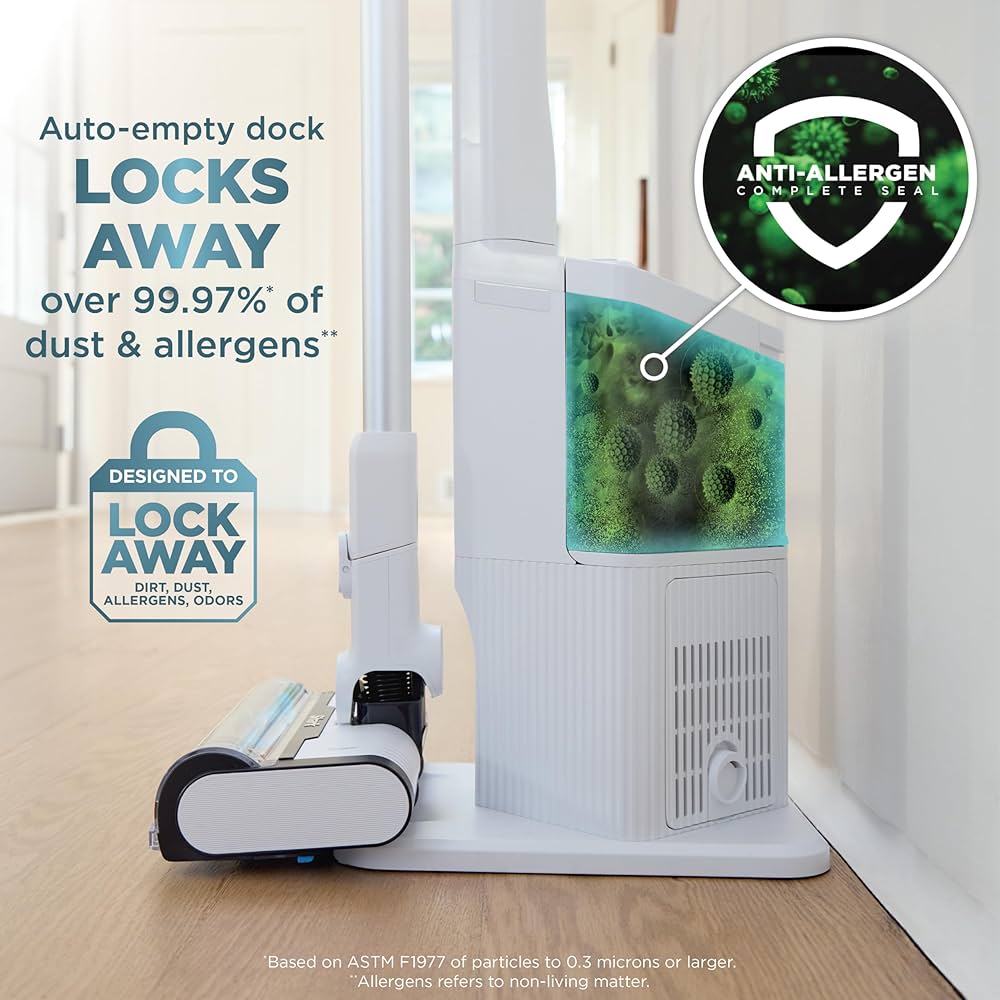 Shark Cordless Vacuum Cleaner &amp; Auto-Empty System BU3521ME
