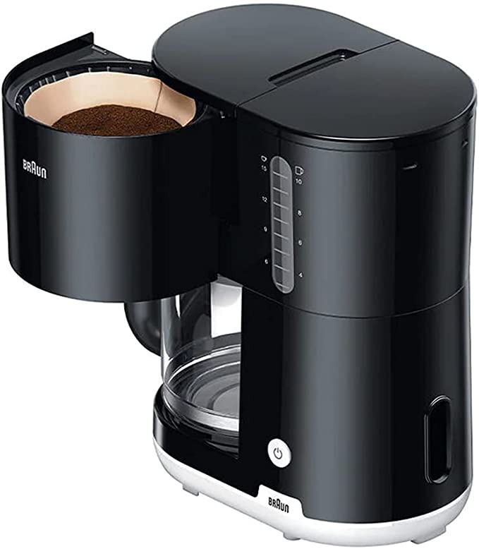 Braun Breakfast 1 Coffee Maker, 1000W Black, Kf1100Bk