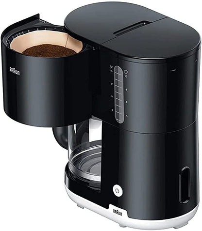 Braun Breakfast 1 Coffee Maker, 1000W Black, Kf1100Bk