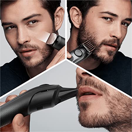 Braun Beard Trimmer 7, Men's Hair Trimmer Hair Trimmer for Facial and Head Hair BT7350