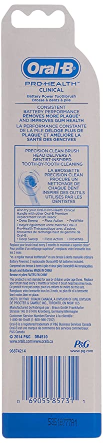 Braun Oral-B Advance Power Dual Battery DB4010