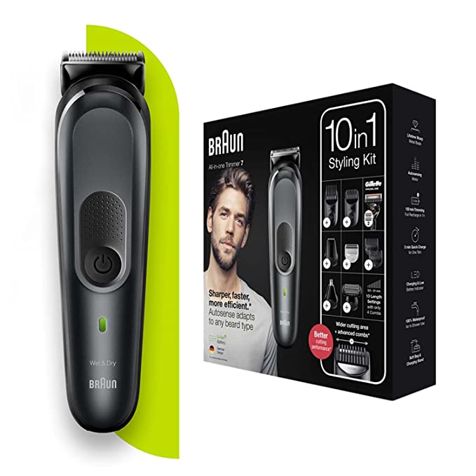 Braun , 10-in-1 Beard Trimmer for Men from Gillette MGK7331