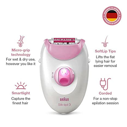 Braun Silk Epil 3 Epilator SE3270