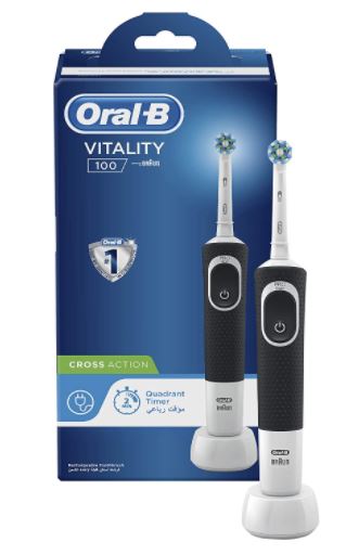 Oral-B Vitality 100 Black Electric Rechargeable Toothbrush D100.413.1BK