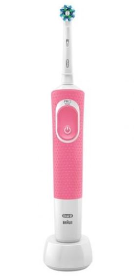 Oral-B Vitality Plus 3D White Rechargeable Electric Toothbrush D100.413.1 Pink D100.413.1PK