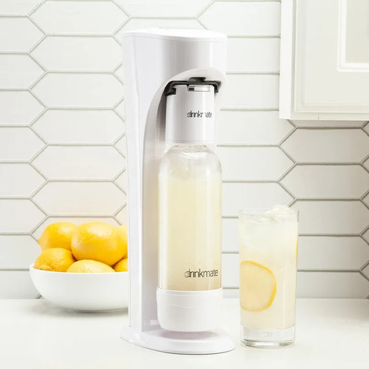DrinkMate Soda Maker-White (with cylinder)