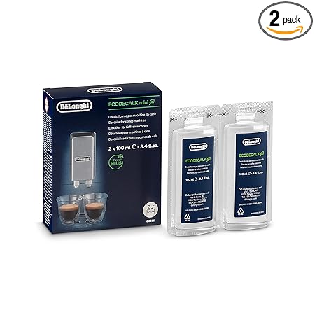 DELONGHI Eco 3.4 Ounce Mini Descaler, Set of 2 , 200L DLI.SC200