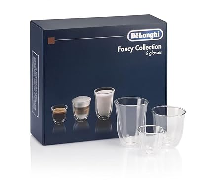 The connoisseur collection, set of 2 espresso, 2 cappuccino, 2 lattemacchiato double wall glasses