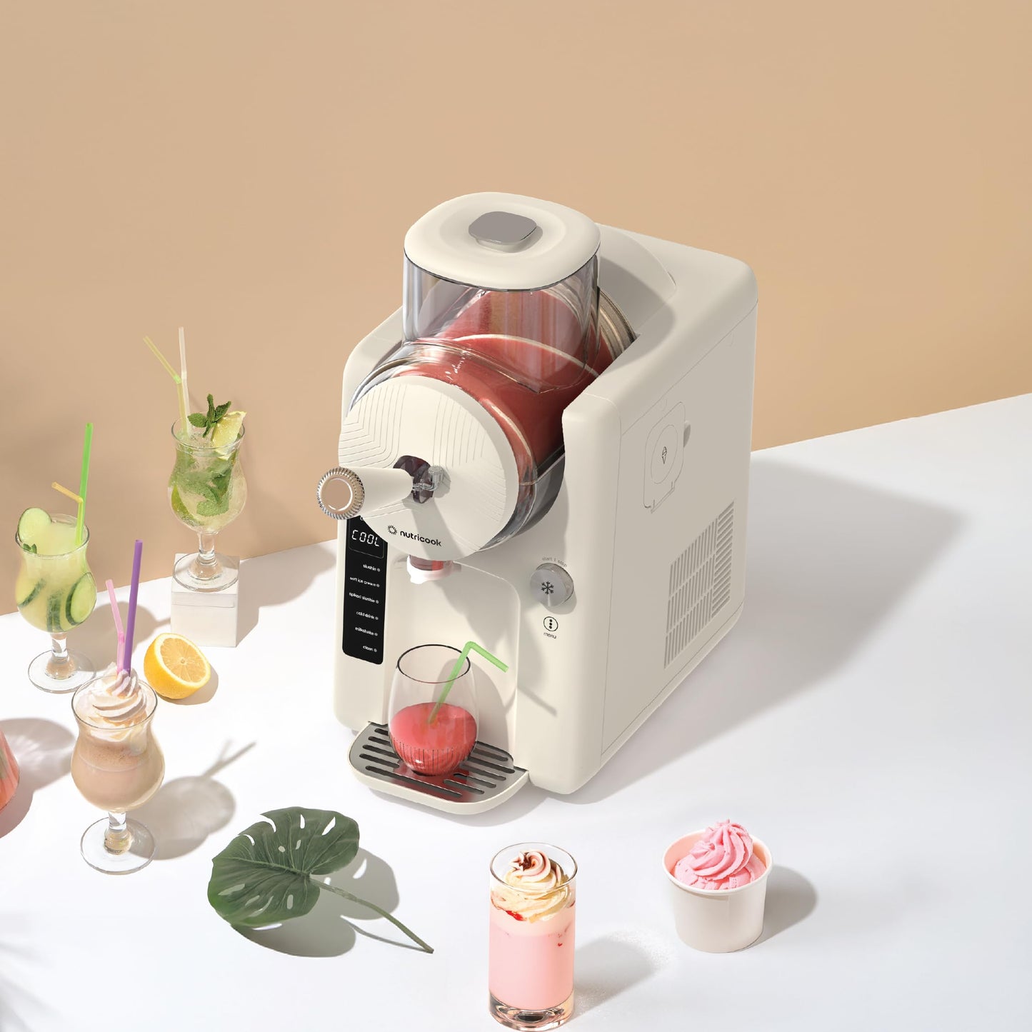 Nutricook Frost - Ice Cream Maker, Slushie, Sorbet & Milkshake