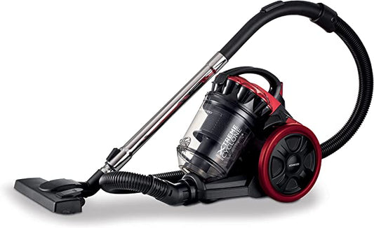 Kenwood Multi Cyclonic Bagless Vacuum Cleaner 2000W Vbp70.000Br, RED AND BLACK