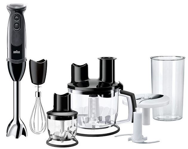 Braun MultiQuick 5 Vario Hand blender MQ 5285 BK with 6 Attachments BLS.MQ5285BK