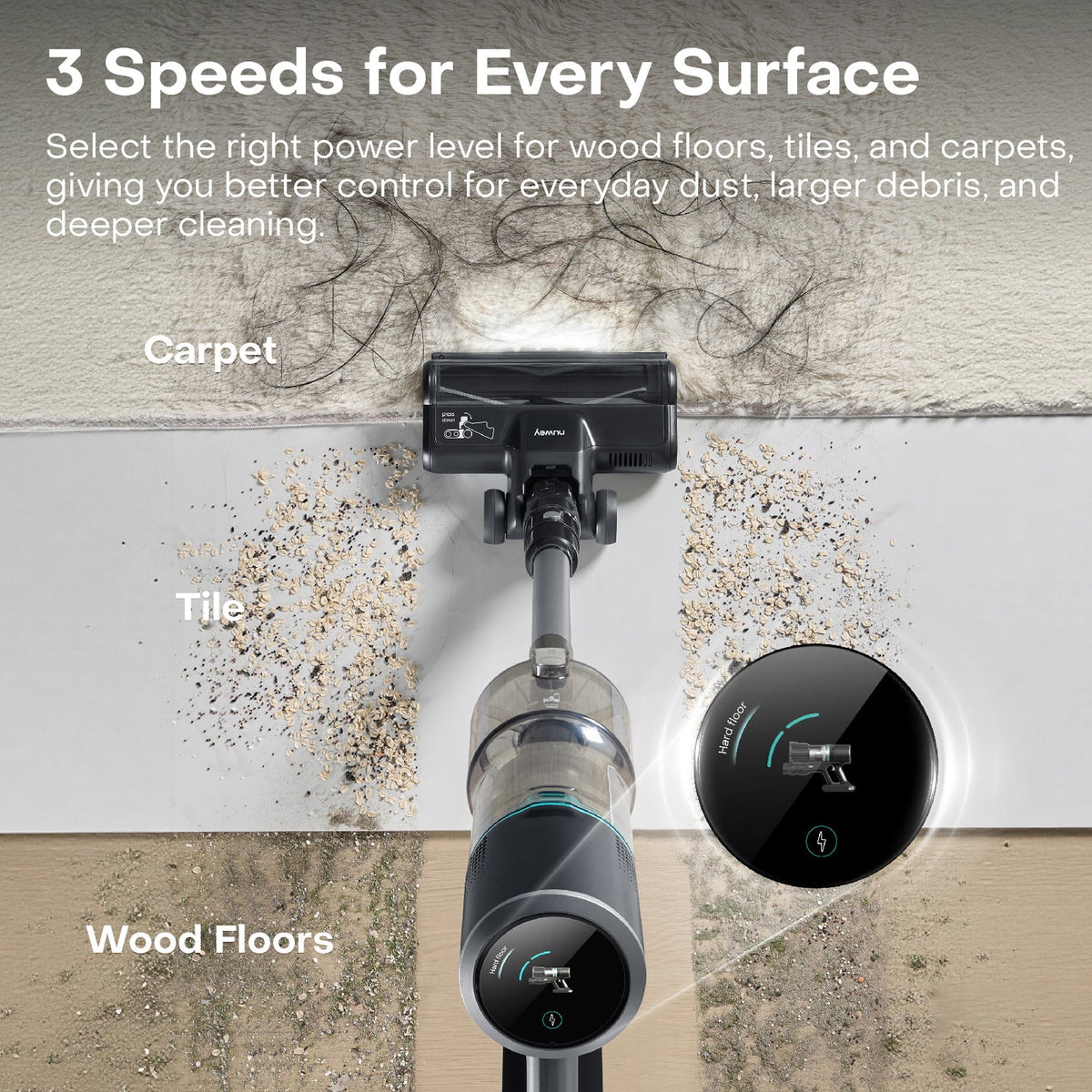 Nuwey Cordless Vacuum Cleaner - VC330