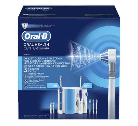 Oral-B Professional Care OC 501.535.2 Oxyjet Cleaning System + Pro 2000 Power Toothbrush BRN.OC501.535.2