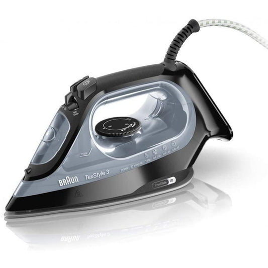 Braun TexStyle Steam Iron, Black, SI 3055 BK BLS.SI3055BK