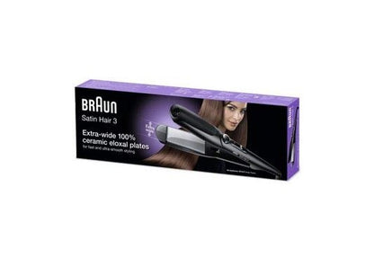 Braun Satin Hair 3 ? ST310 Hair Straightener with Extra Wide Plates