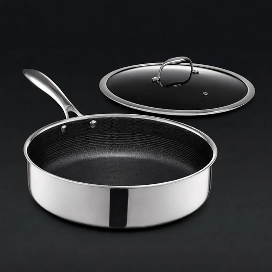 Nutricook Eterna Tri-Ply 28cm Deep Pan with Lid