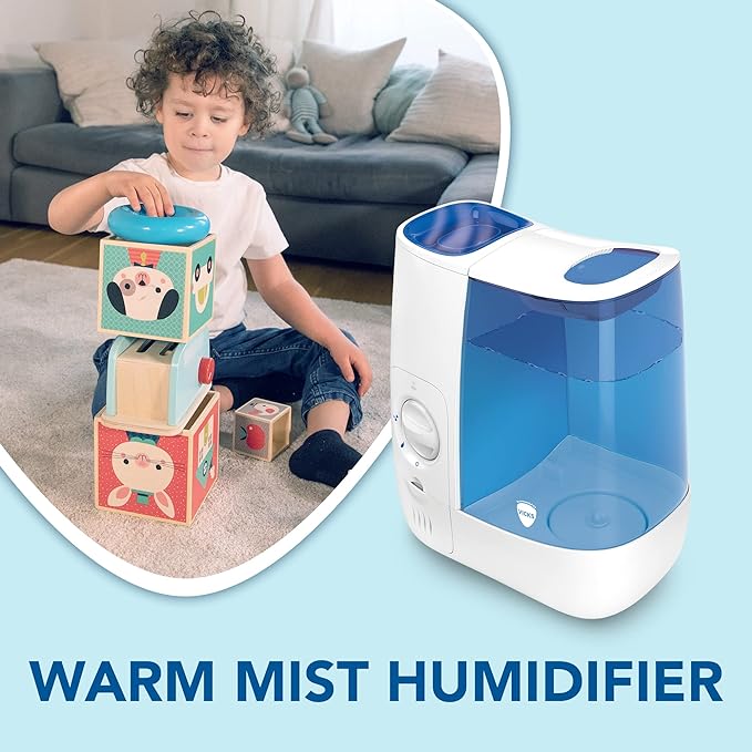 Vicks VH-845E1 Warm Mist Humidifier Blue/White