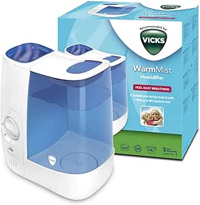 Vicks VH-845E1 Warm Mist Humidifier Blue/White