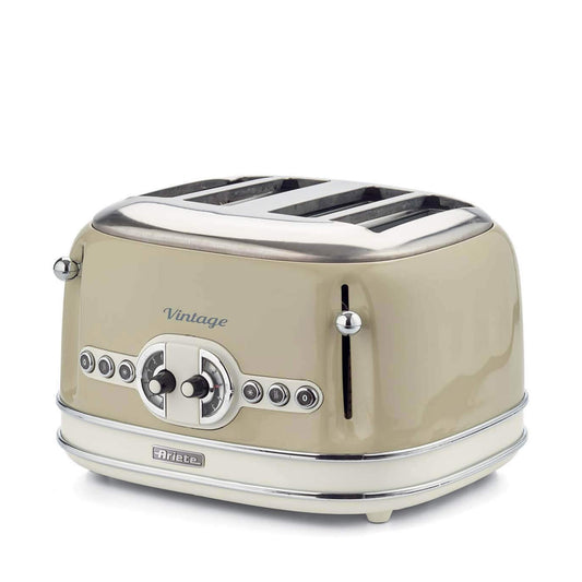 ARIETE BEIGE VINTAGE TOASTER 4 SLICE