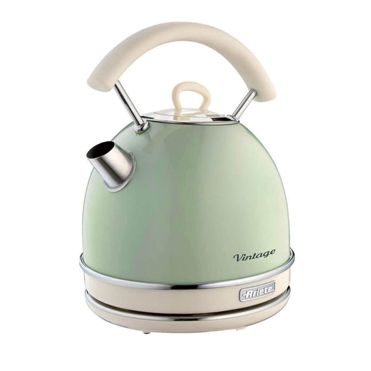 ARIETE VINTAGE KETTLE 1.7L CREAM / GREEN - 2877